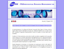 Tablet Screenshot of pharmsrl.com